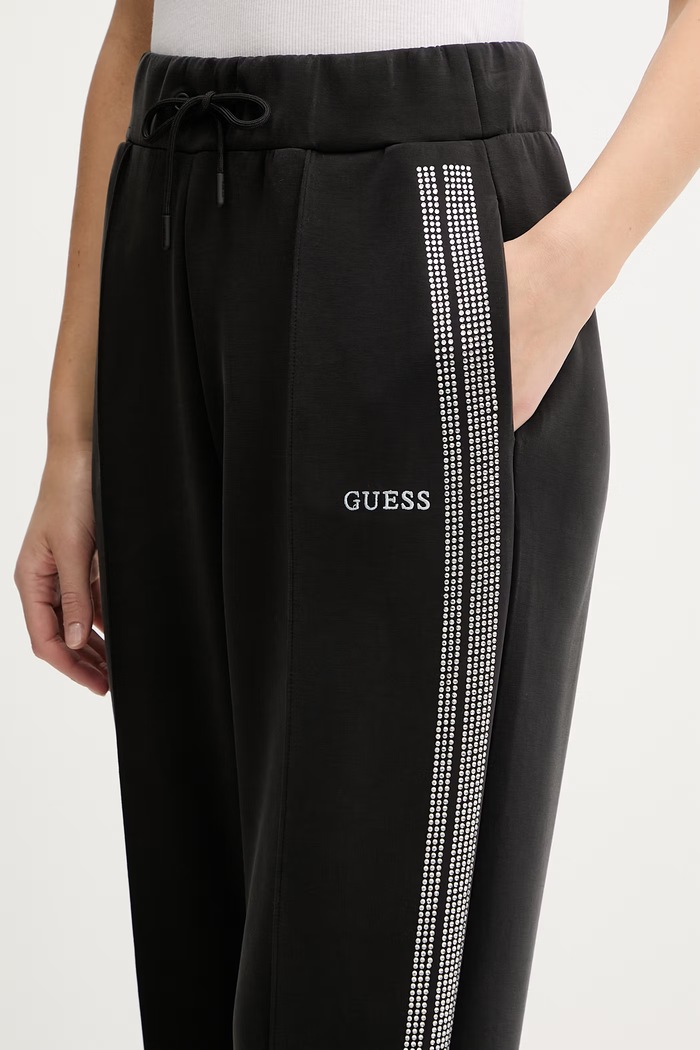 Спортен панталон Guess BERTHE черен V6RB01.KCAY2