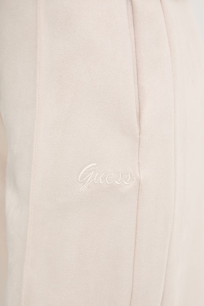 Guess spodnie LIA beżowy V6RB04.KCJY2