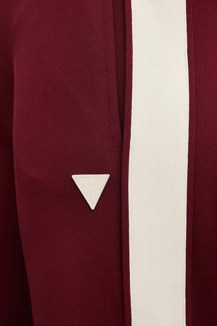 Guess pantaloni de trening MARLENE burgundia V6RB10.KCYF2