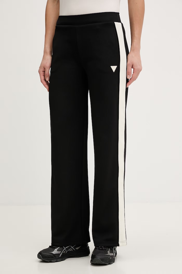 Tepláky Guess MARLENE s elastanom čierna V6RB10.KCYF2