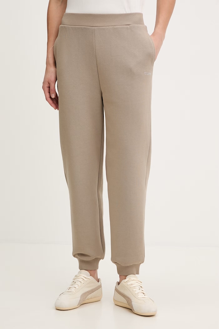 Guess pantaloni de trening NAT tricotaj bej V6RB15.K9V31