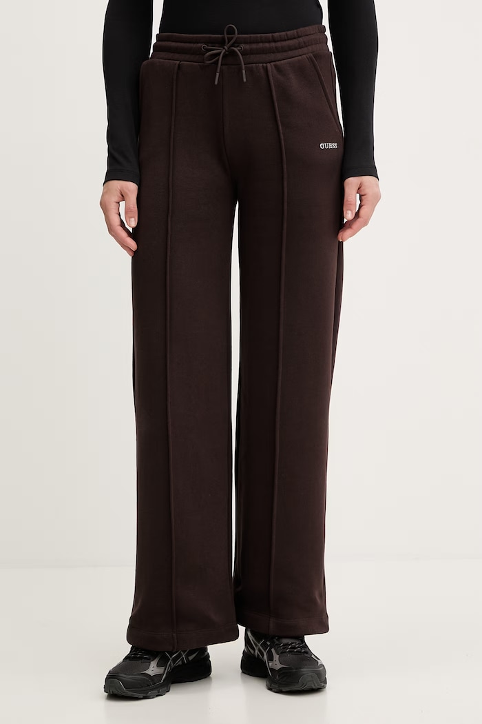 Tepláky Guess NAT melanž hnedá V6RB17.K9V31