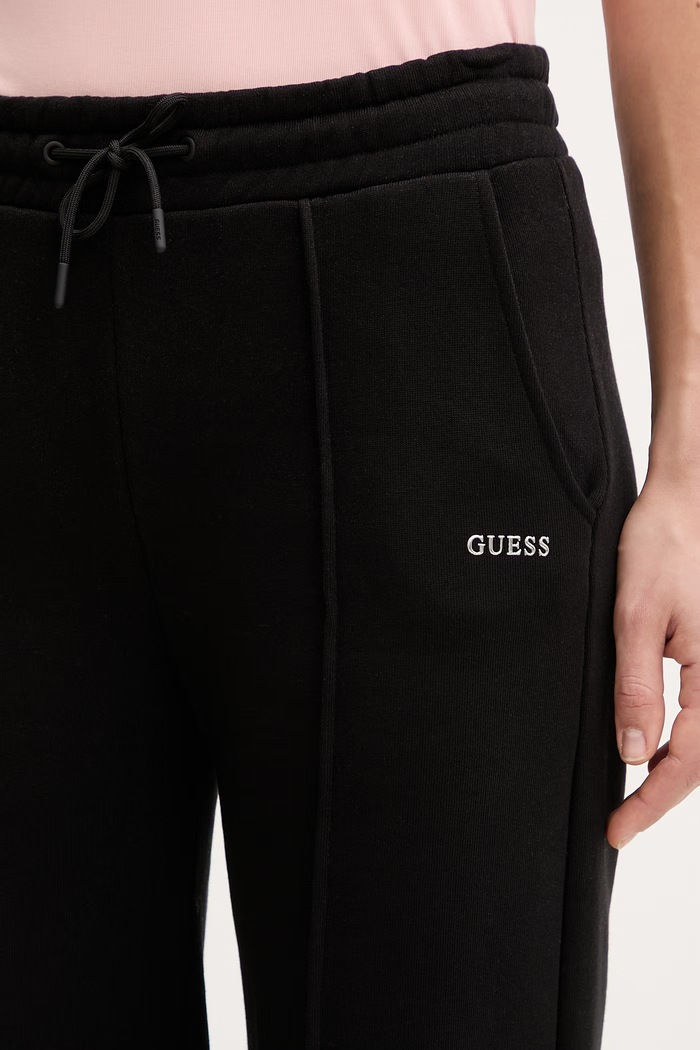 Guess pantaloni de trening NAT negru V6RB17.K9V31