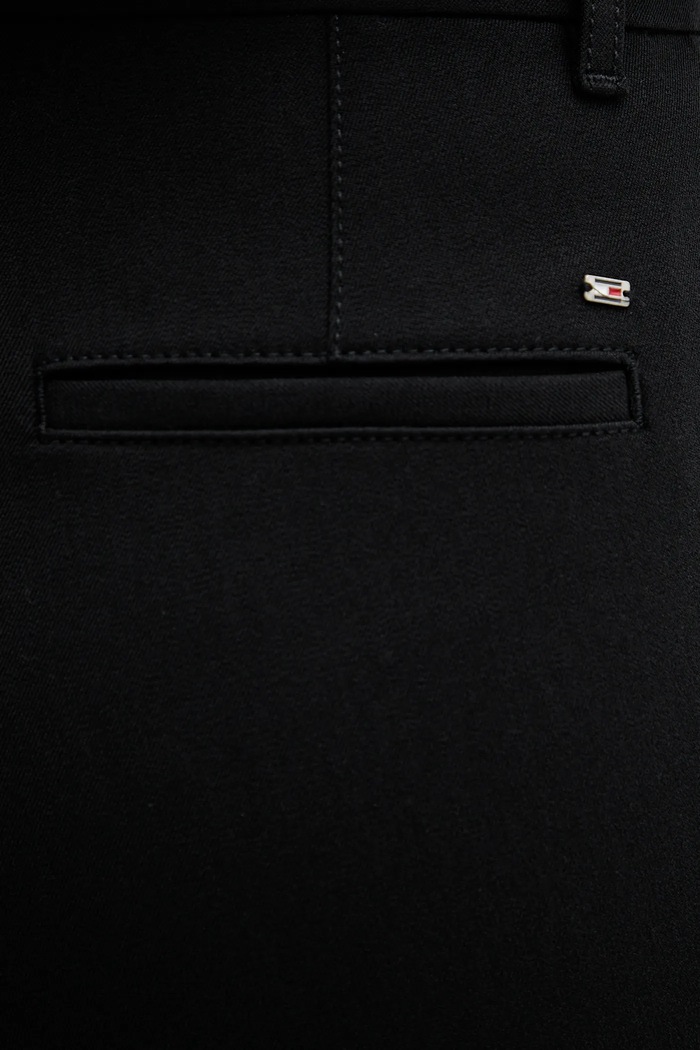 Παντελόνι Tommy Hilfiger μαύρο WW0WW47797
