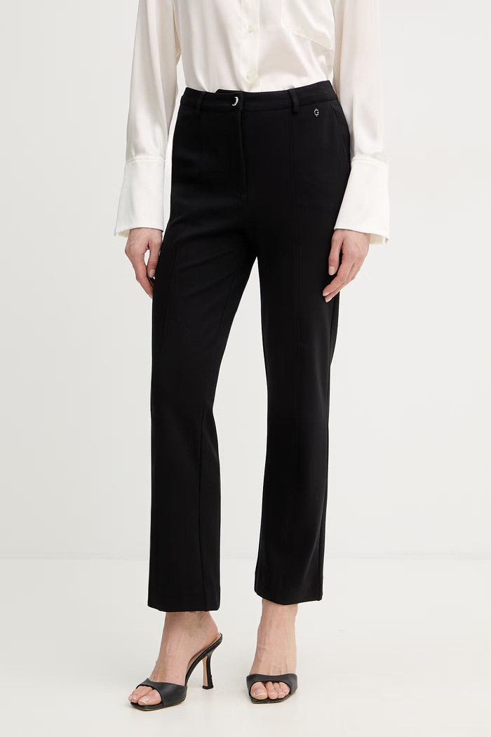 Guess spodnie NEW ZOE z elastanem czarny W6RB11.KCMU2