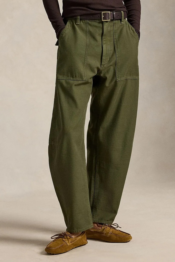 Polo Ralph Lauren pantaloni de bumbac bumbac verde 211A93147