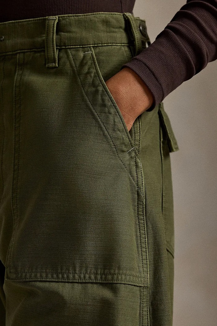 Polo Ralph Lauren pantaloni de bumbac verde 211A93147
