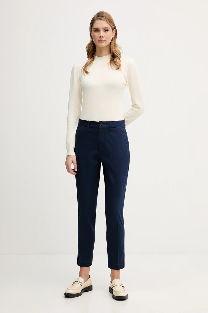 Kalhoty Polo Ralph Lauren 211A96672 námořnická modř SS26