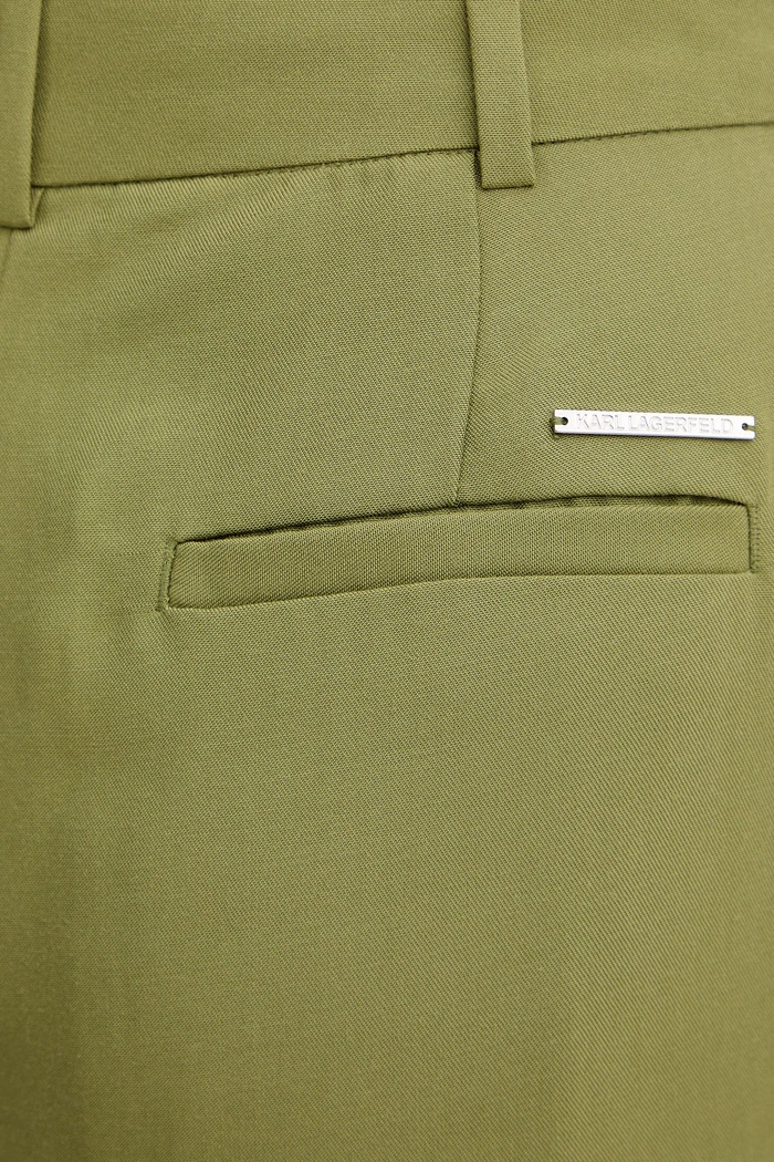 Nohavice Karl Lagerfeld zelená B1W10012