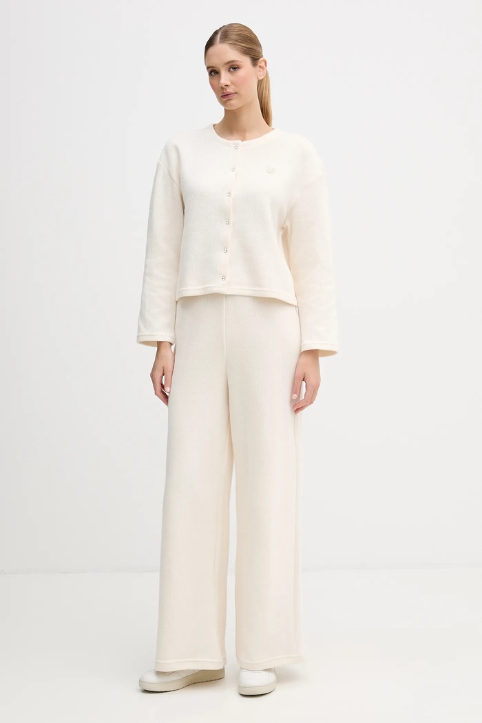 Παντελόνι Dkny DJ6P3116 μπεζ SS26