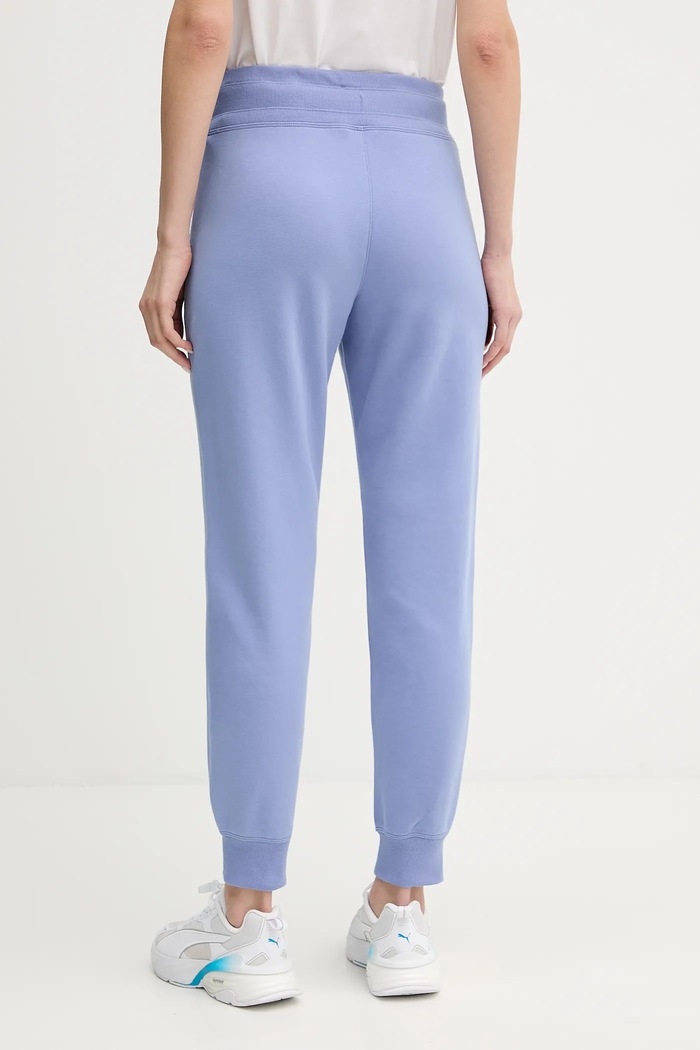 Odzież DKNY spodnie dresowe damskie bawełniane z elastanem DP6P3496 niebieski
