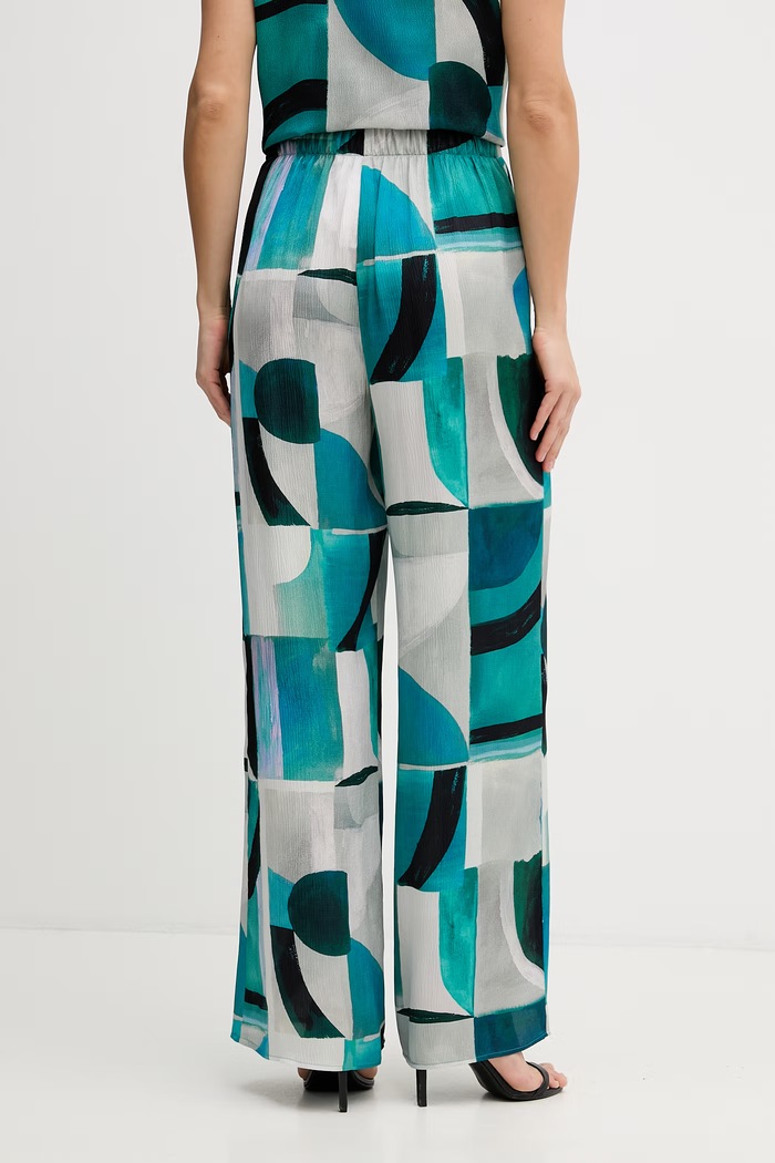 Oblečenie Joseph Ribkoff nohavice wide leg dámske 261042 tyrkysová