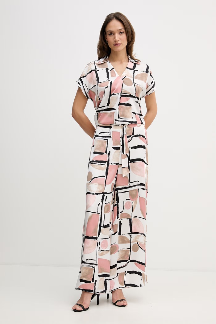 Joseph Ribkoff Nohavice wide leg dámske 261198 biela SS26