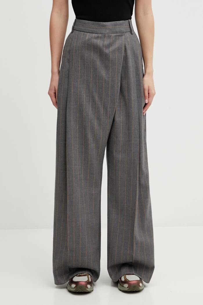 GANNI high szary W0761