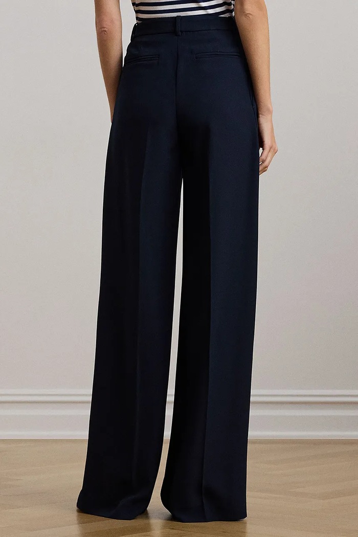Nohavice Lauren Ralph Lauren 200P03582 tmavomodrá SS26