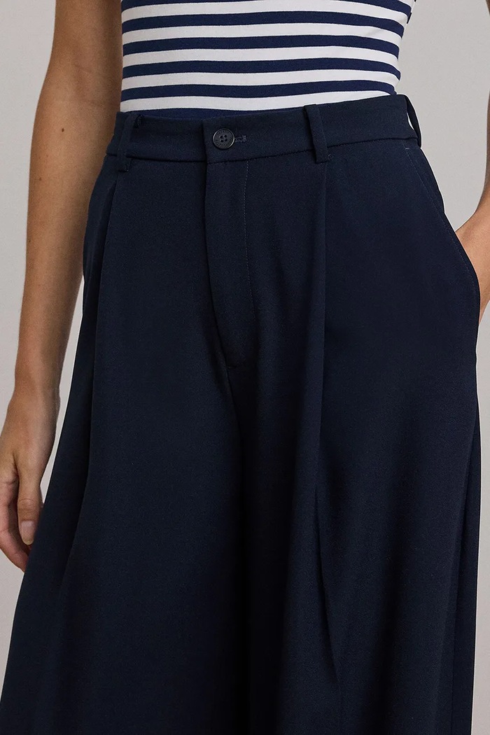 Nohavice Lauren Ralph Lauren tmavomodrá 200P03582