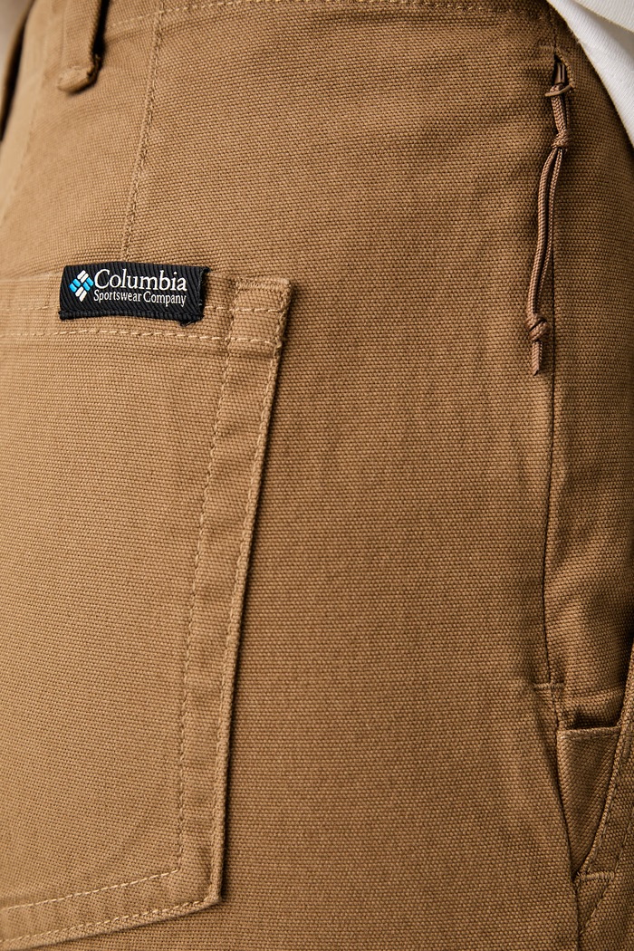 Columbia spodnie regular damskie bawełniane ROC brązowy 2135811