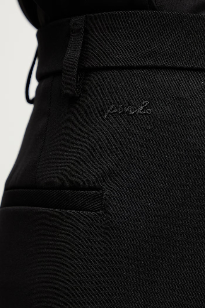 Pinko pantaloni pentru femei negru 106442.A32G