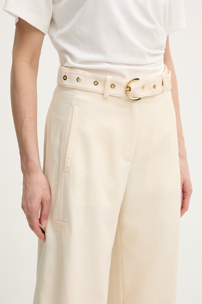 Pinko nohavice dámske béžová 106492.A2W6