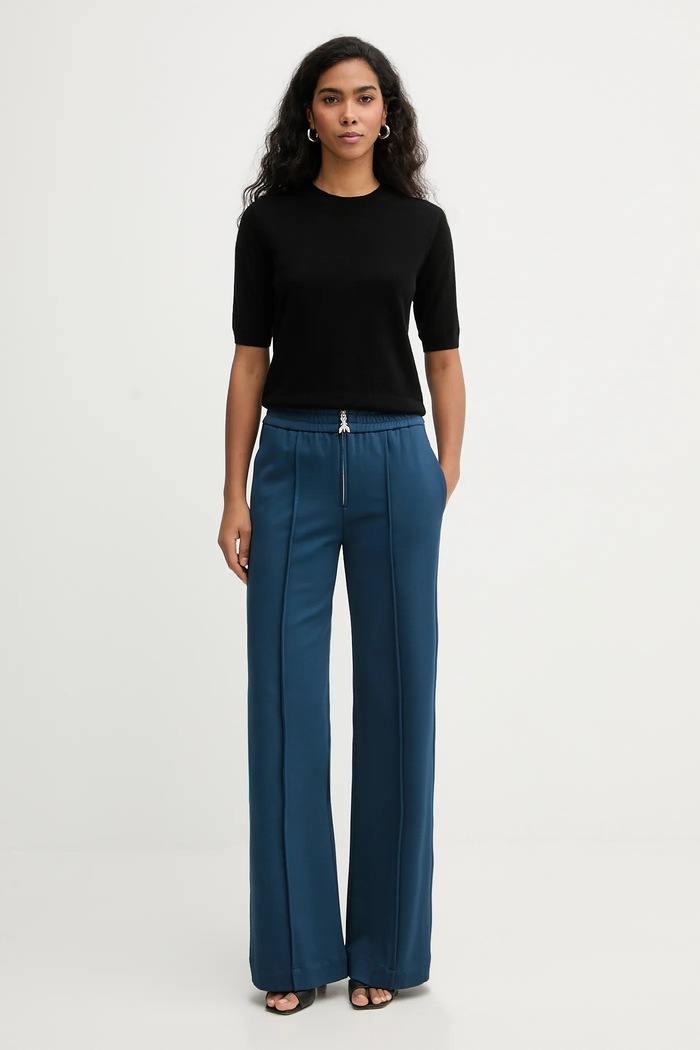 Patrizia Pepe spodnie 8P0813.A715 niebieski SS26