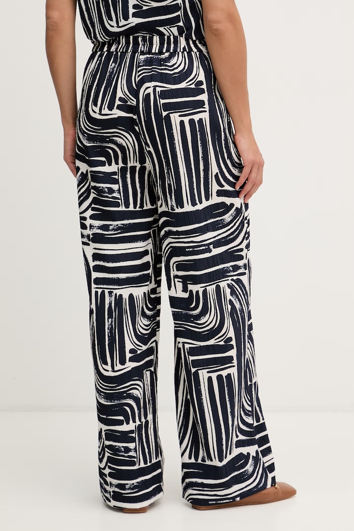 Oblečenie Joseph Ribkoff nohavice wide leg dámske 262165 tmavomodrá