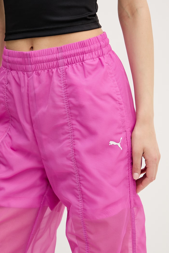 Puma pantaloni de trening pentru femei Dare to Woven violet 634598