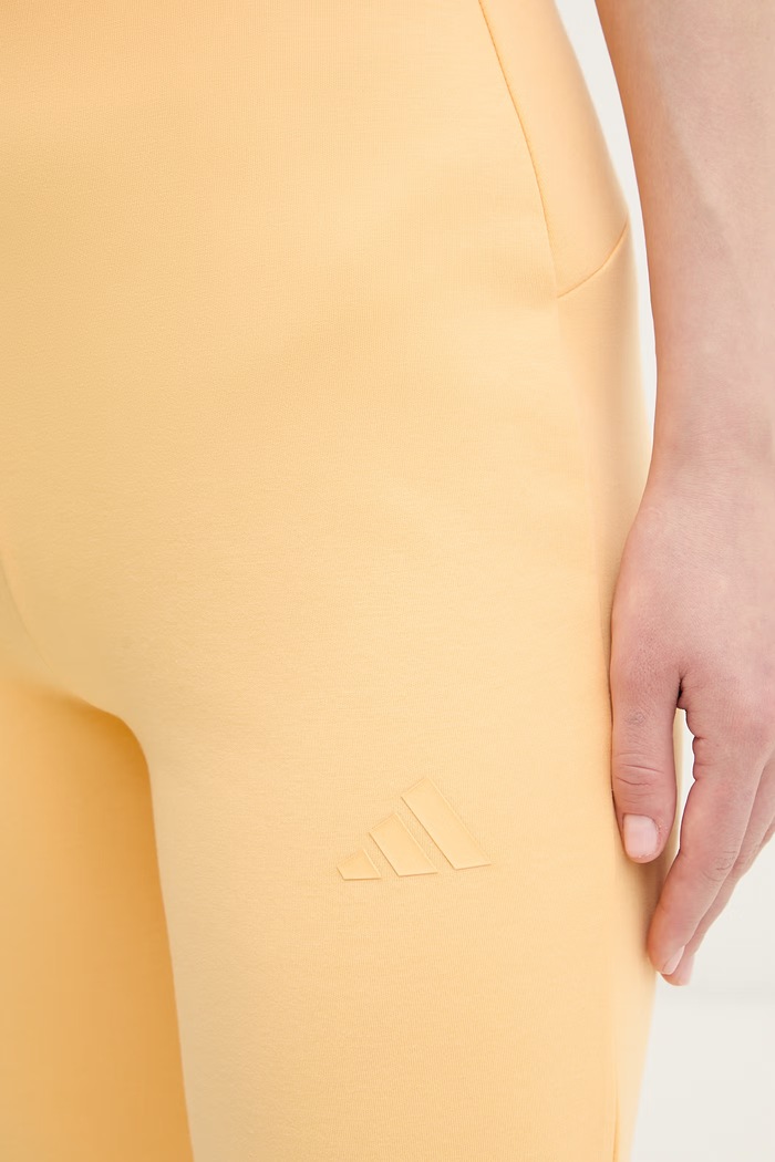 Tepláky adidas žltá KA7002