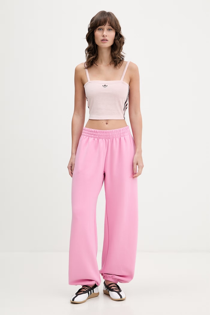 Tepláky adidas KA7019 ružová SS26