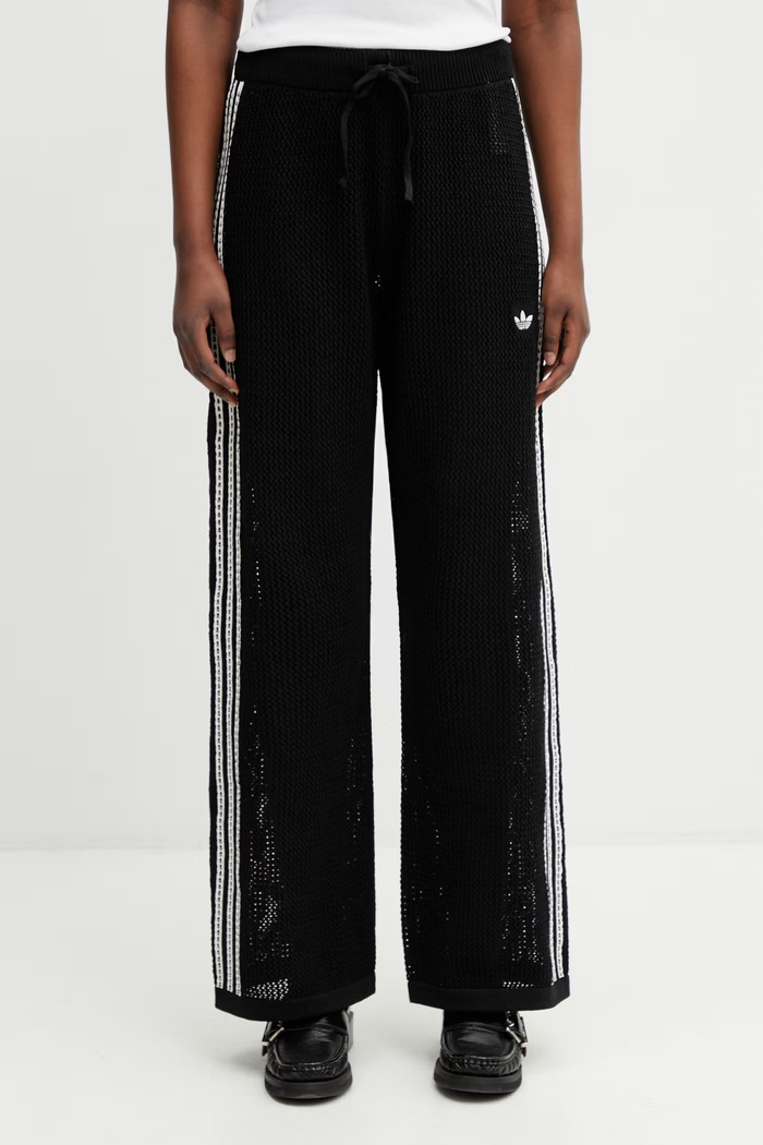 adidas Originals Crochet Pantaloni da tuta da donna KC6494 nero SS26