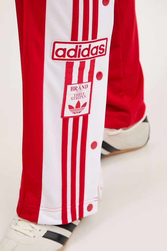 Παντελόνι φόρμας adidas Originals Adibreak κόκκινο KD6324
