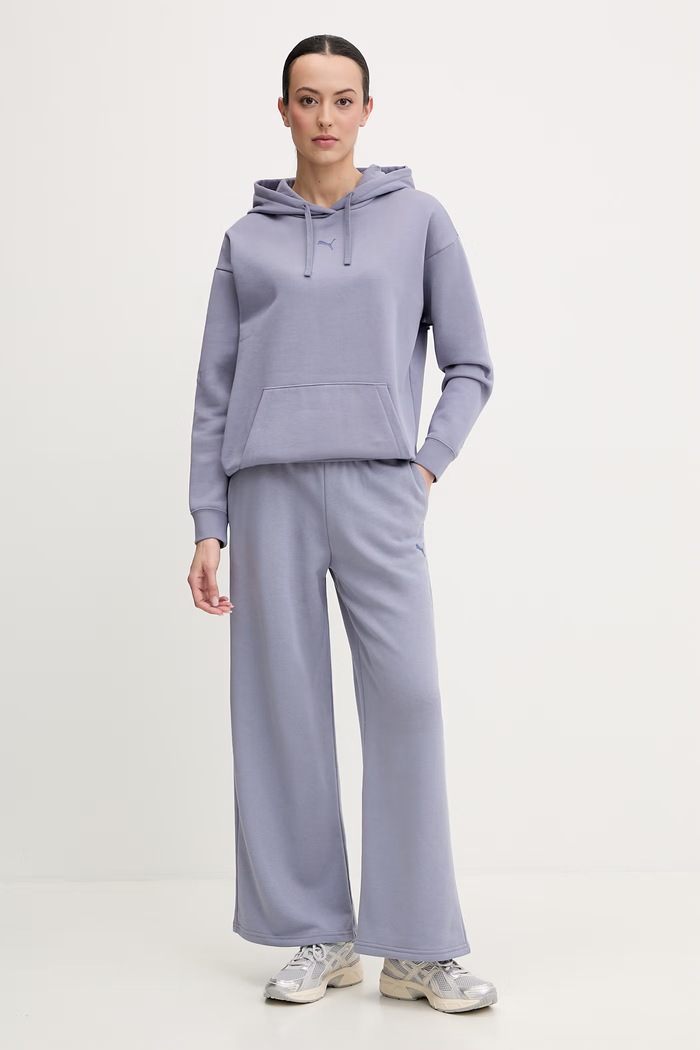Tepláky Puma Essential Cat Comfort 691703 modrá SS26