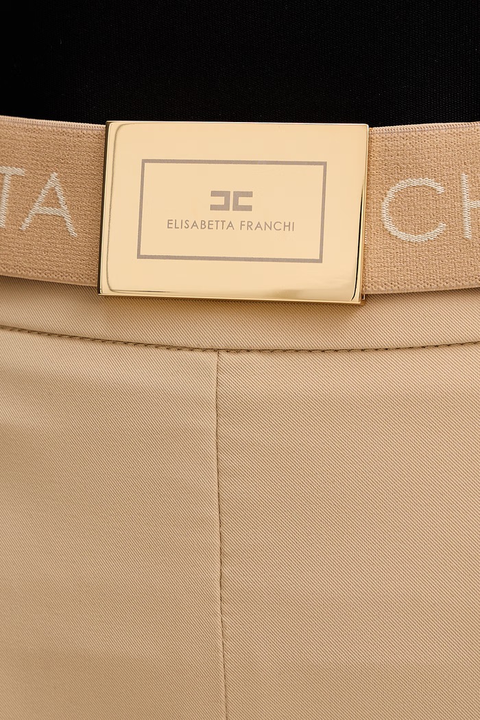 Elisabetta Franchi női slim fit bézs PA13261E2