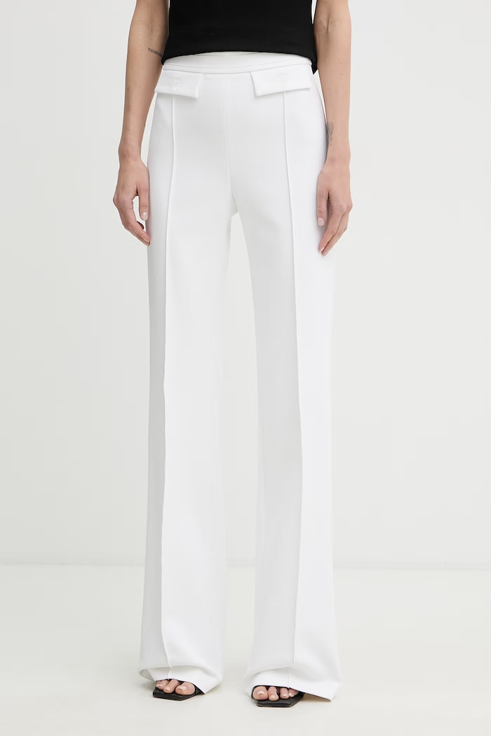 Elisabetta Franchi pantaloni pentru femei bej PA17161E2