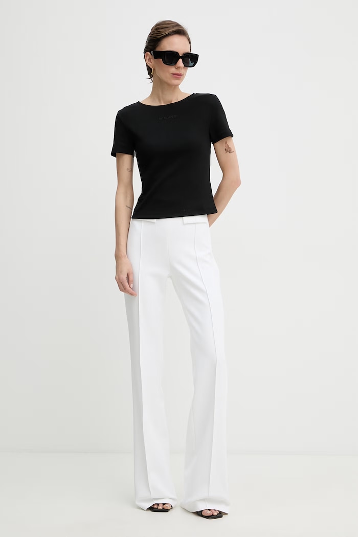 Elisabetta Franchi pantaloni pentru femei PA17161E2 bej SS26
