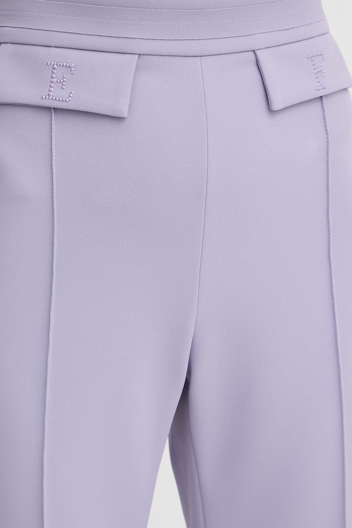 Elisabetta Franchi pantaloni pentru femei violet PA17161E2