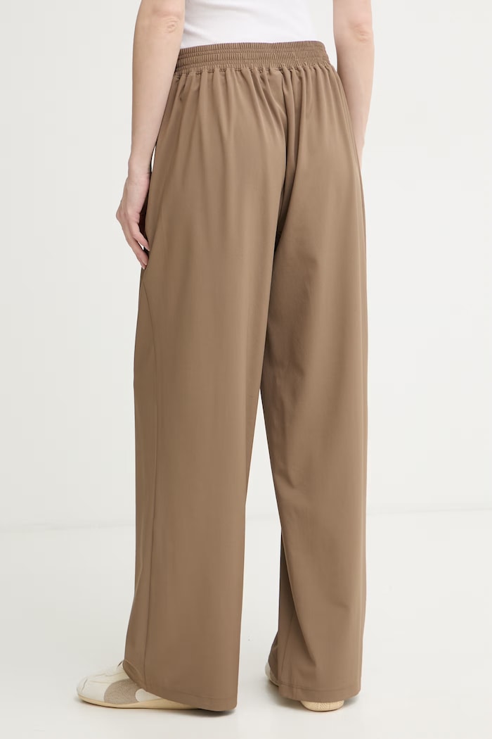 Îmbrăcăminte Calvin Klein Performance pantaloni straight pentru femei LVGWS6P679 maro