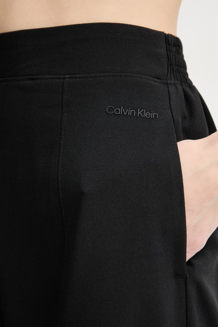 Calvin Klein Performance spodnie straight damskie czarny LVGWS6P679