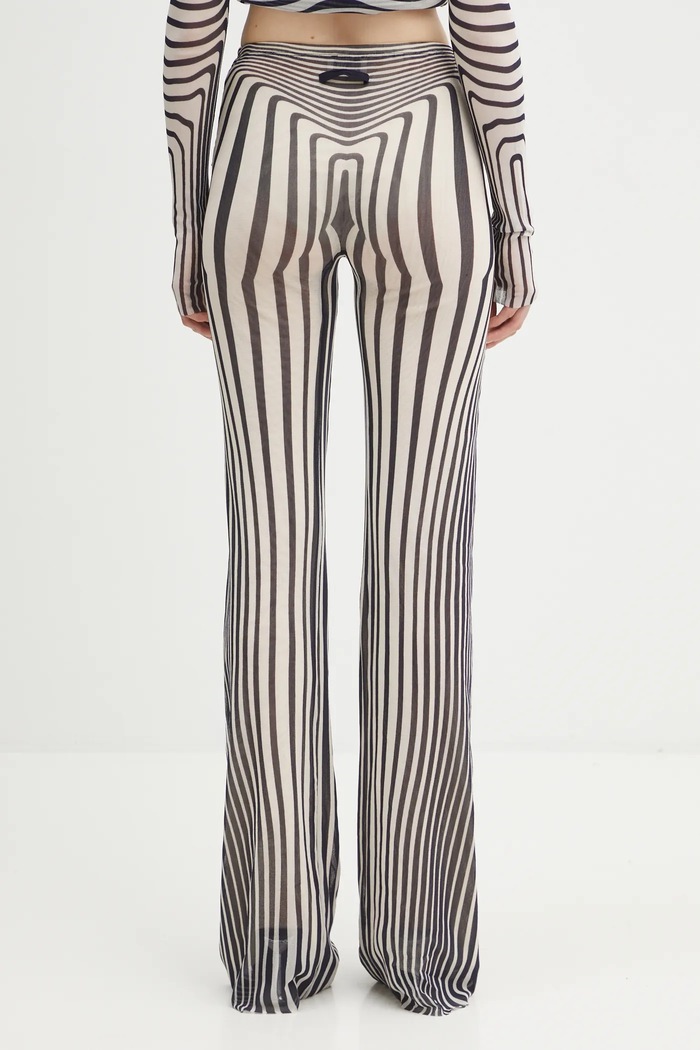 Oblečenie Nohavice Jean Paul GAULTIER Morphing Stripes 26.01.W.TR067.M019P béžová