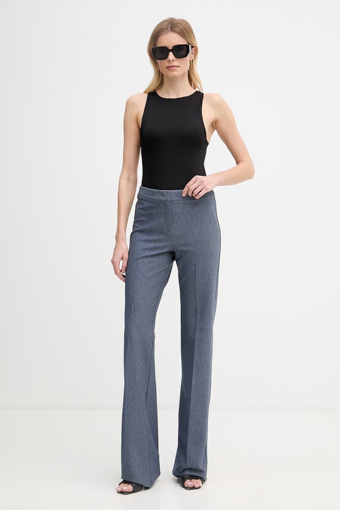 iBlues pantaloni de costum pentru femei FIORDI 2617781031200 bleumarin SS26