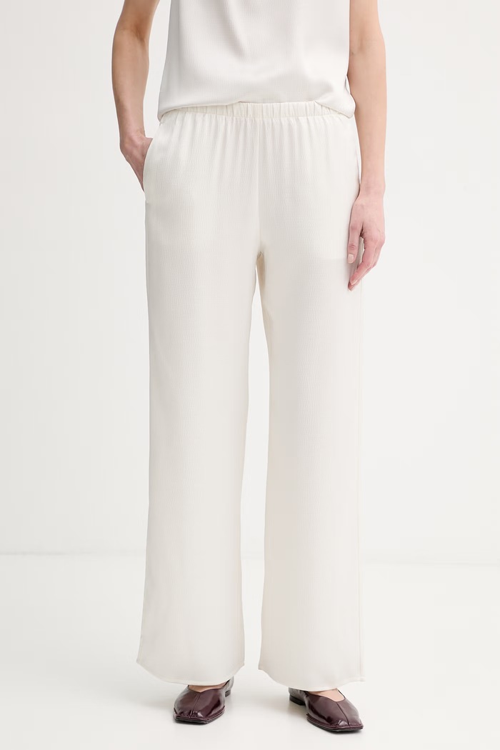 Calvin Klein nohavice dámske béžová LV044F611G