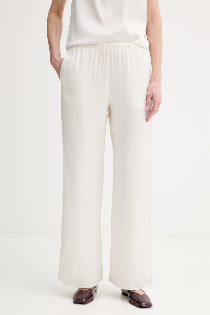 Calvin Klein nohavice dámske béžová LV044F611G