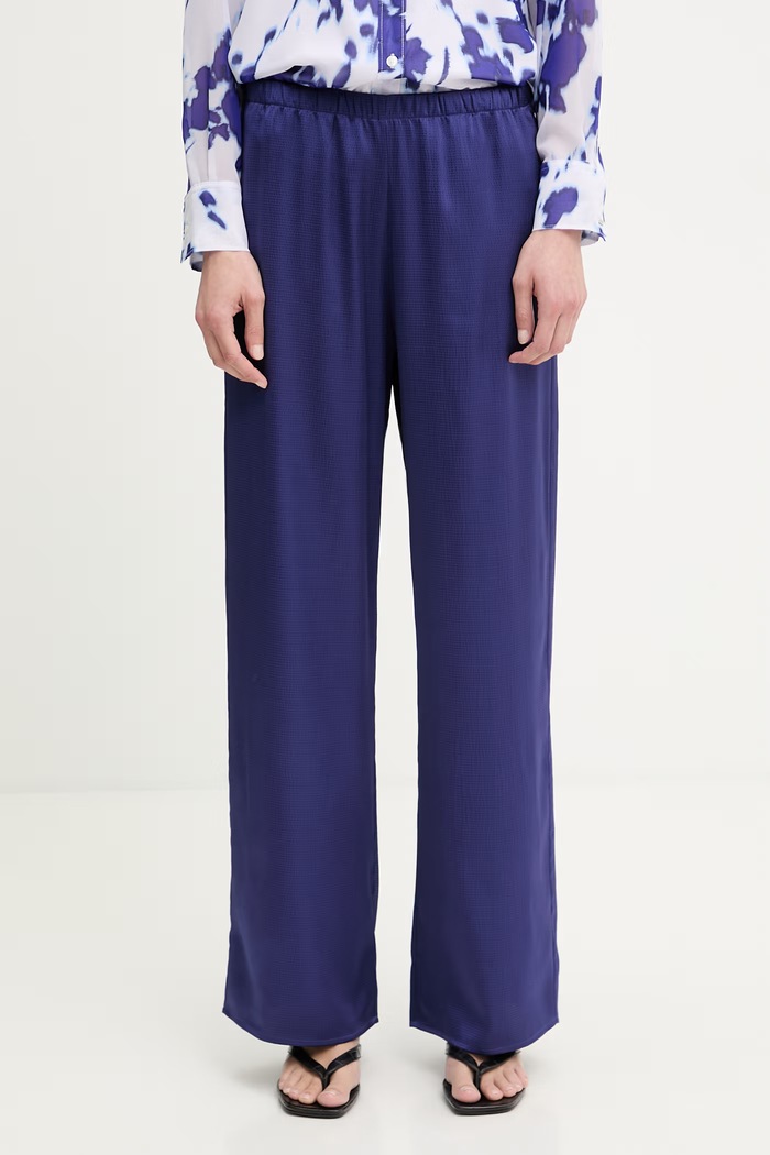 Calvin Klein nohavice dámske fialová LV044F611G
