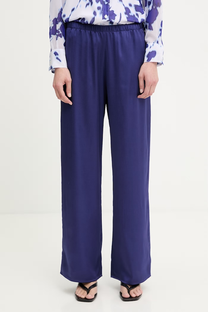 Calvin Klein nohavice dámske fialová LV044F611G