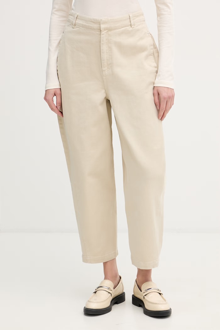 Barbour blugi relaxed fit pentru femei Daya bej LTR0423
