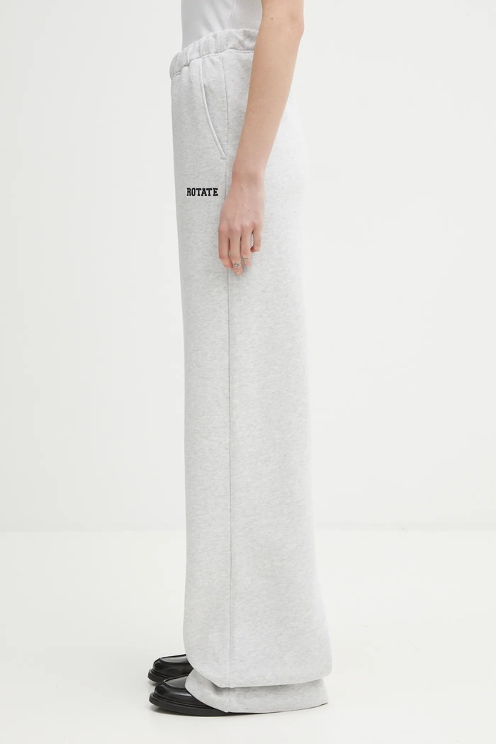 Rotate pantaloni da tuta in cotone da donna 1153311473 grigio SS26