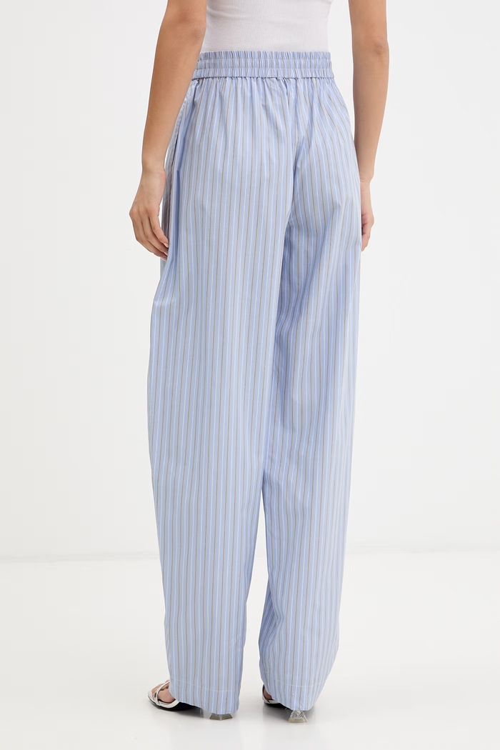 Îmbrăcăminte Rotate pantaloni pentru femei din bumbac 1153643082 albastru