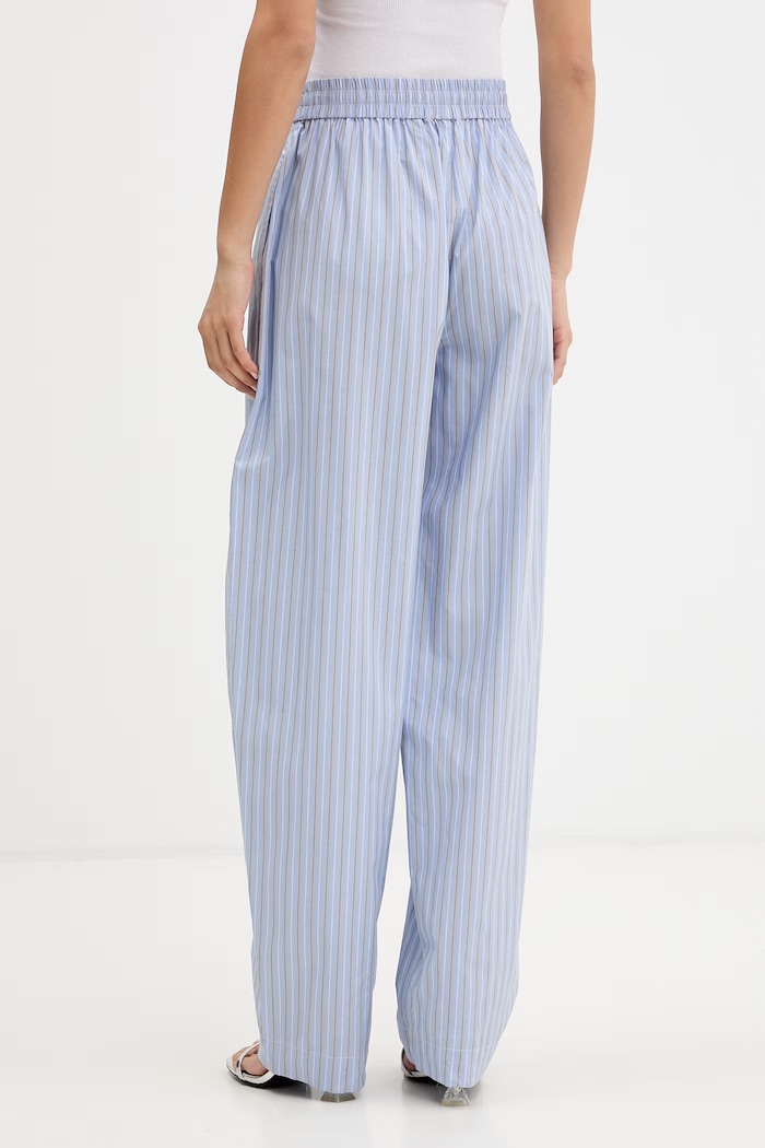 Îmbrăcăminte Rotate pantaloni pentru femei din bumbac 1153643082 albastru