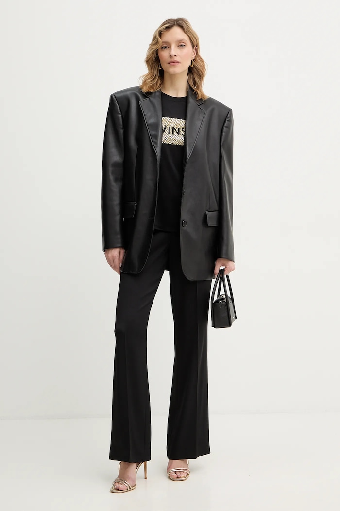 Twinset pantaloni 261TP2421 negru SS26