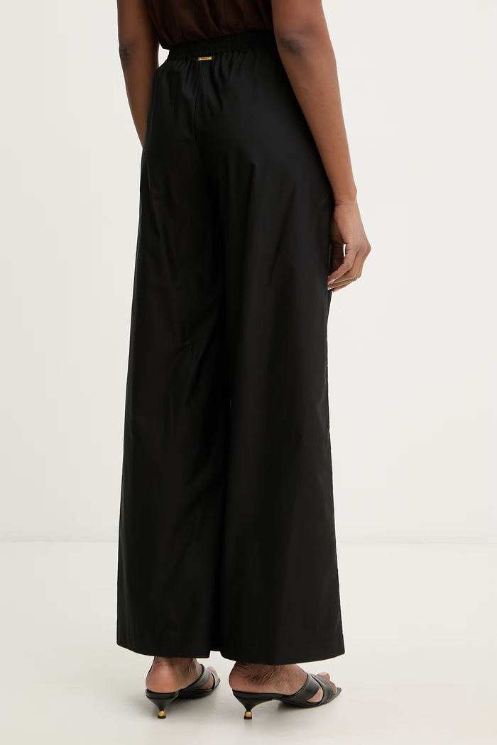 Îmbrăcăminte Twinset pantaloni pentru femei, din bumbac 261LL2HGG negru