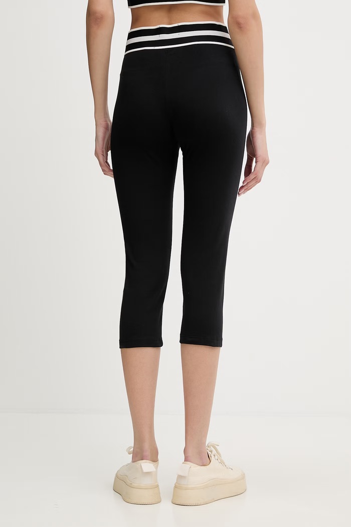 Odzież Emporio Armani Underwear legginsy lounge EW003673.AF19023 czarny